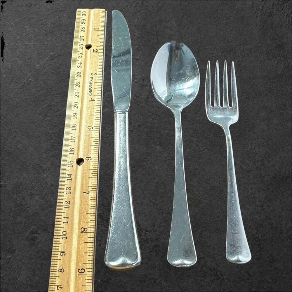 Oneida 1881 Rogers Flatware Set 3pc‎ Wyndham Stainless Knife Spoon Fork
